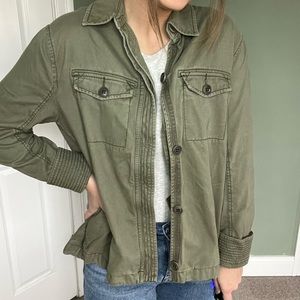 Abercrombie and Fitch green jacket size small